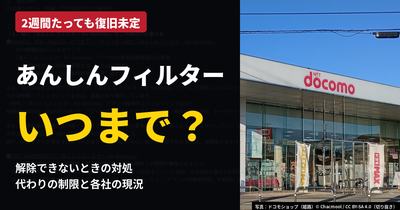 あんしんフィルター いつまで？ カバー（ドコモショップ姫路 CC BY-SA 4.0 Chacmool）