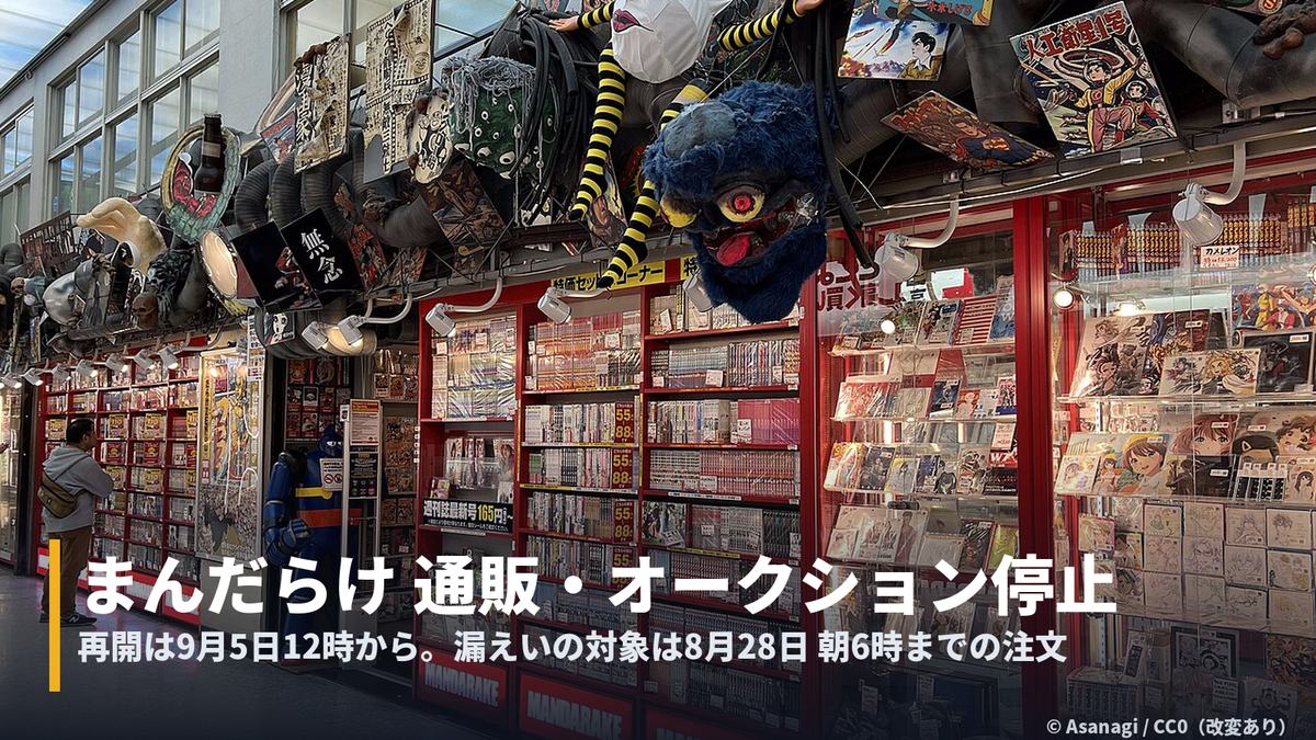 mandarake-unauthorized-access-cover